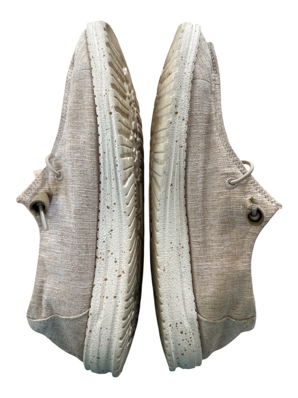 Hey Dude Wendy Chambray Slip On Shoe Sneakers Lightweight White Nut Women’s 9 - Picture 8 of 10